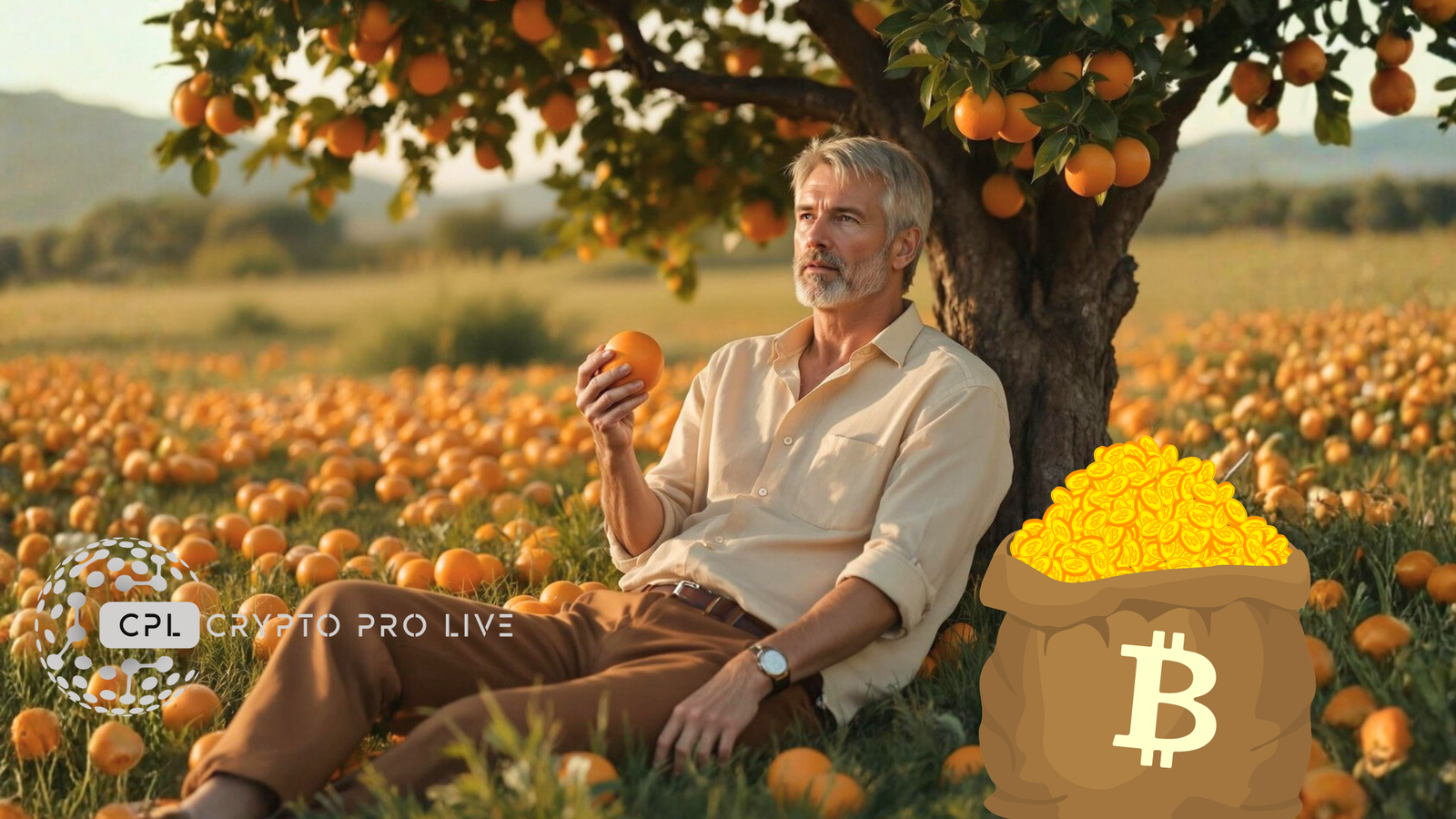 Michael Saylor’s Thanksgiving Orange Feast Fuels Bitcoin Hype